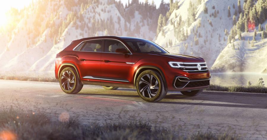  Volkswagen Atlas Cross Sport Concept 2018 года  (фото 3 из 30)